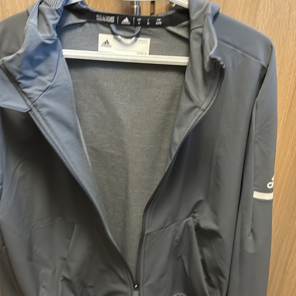 Adidas warm up jacket with hood and 2 pockets - Picture 4 of 10